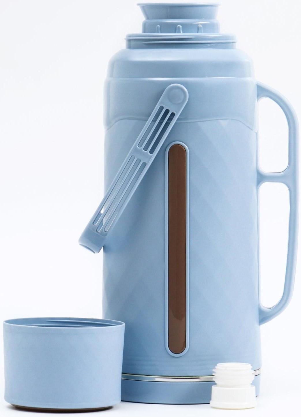 Термос со стеклянной колбой, 3.2 л, сохраняет тепло 36 ч , микс