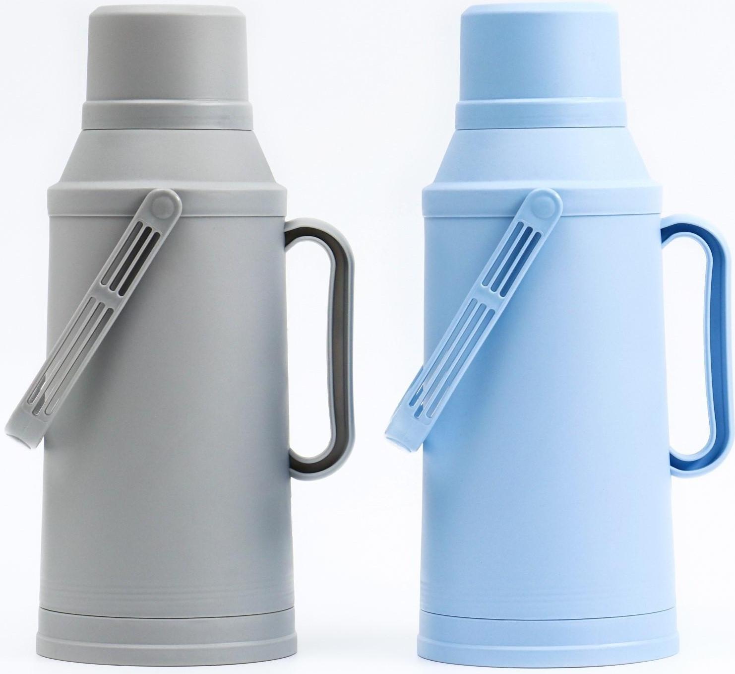 Термос со стеклянной колбой, 3.2 л, сохраняет тепло 36 ч, микс