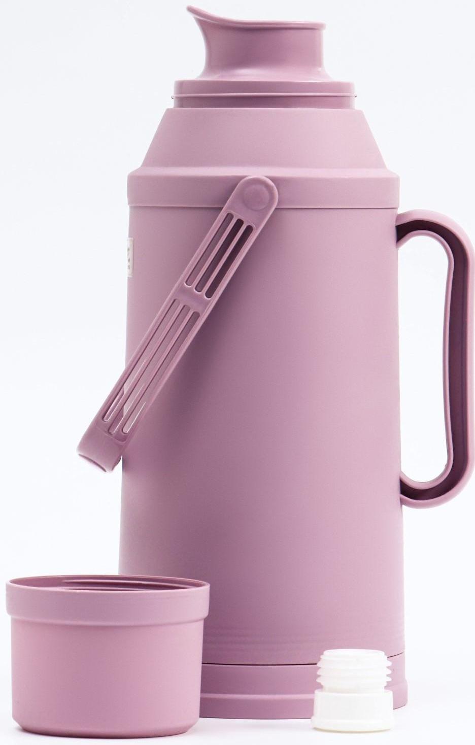 Термос со стеклянной колбой, 3.2 л, сохраняет тепло 36 ч, микс