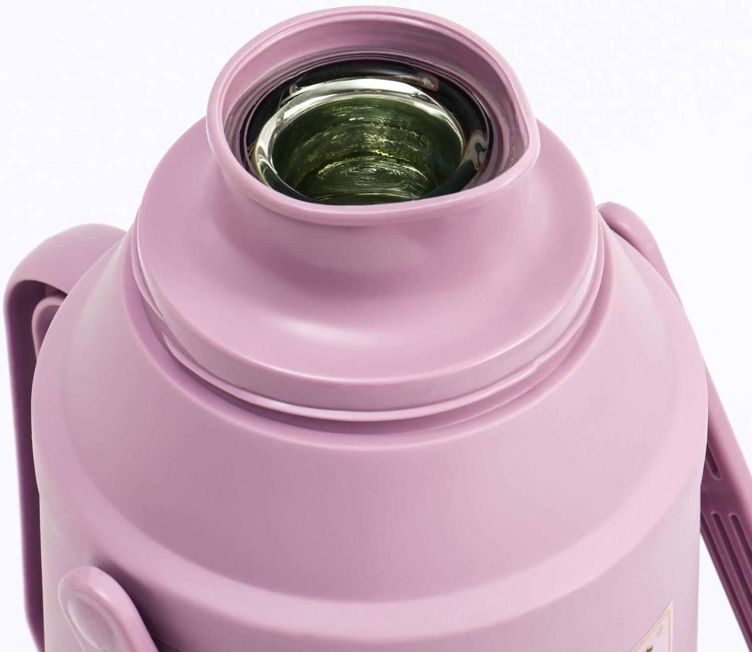 Термос со стеклянной колбой, 3.2 л, сохраняет тепло 36 ч, микс