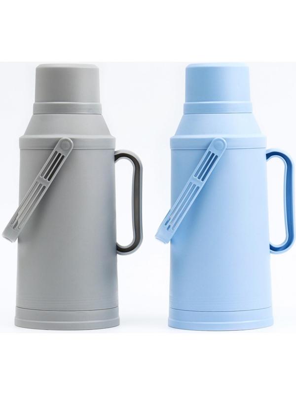 Термос со стеклянной колбой, 3.2 л, сохраняет тепло 36 ч, микс