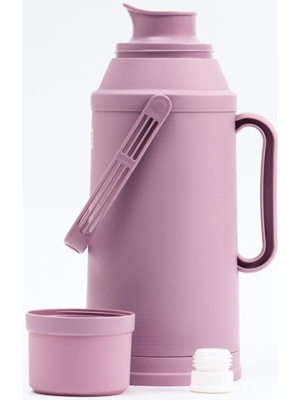 Термос со стеклянной колбой, 3.2 л, сохраняет тепло 36 ч, микс