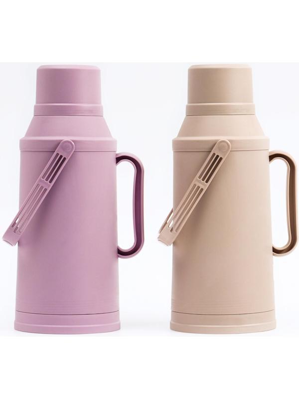 Термос со стеклянной колбой, 3.2 л, сохраняет тепло 36 ч, микс