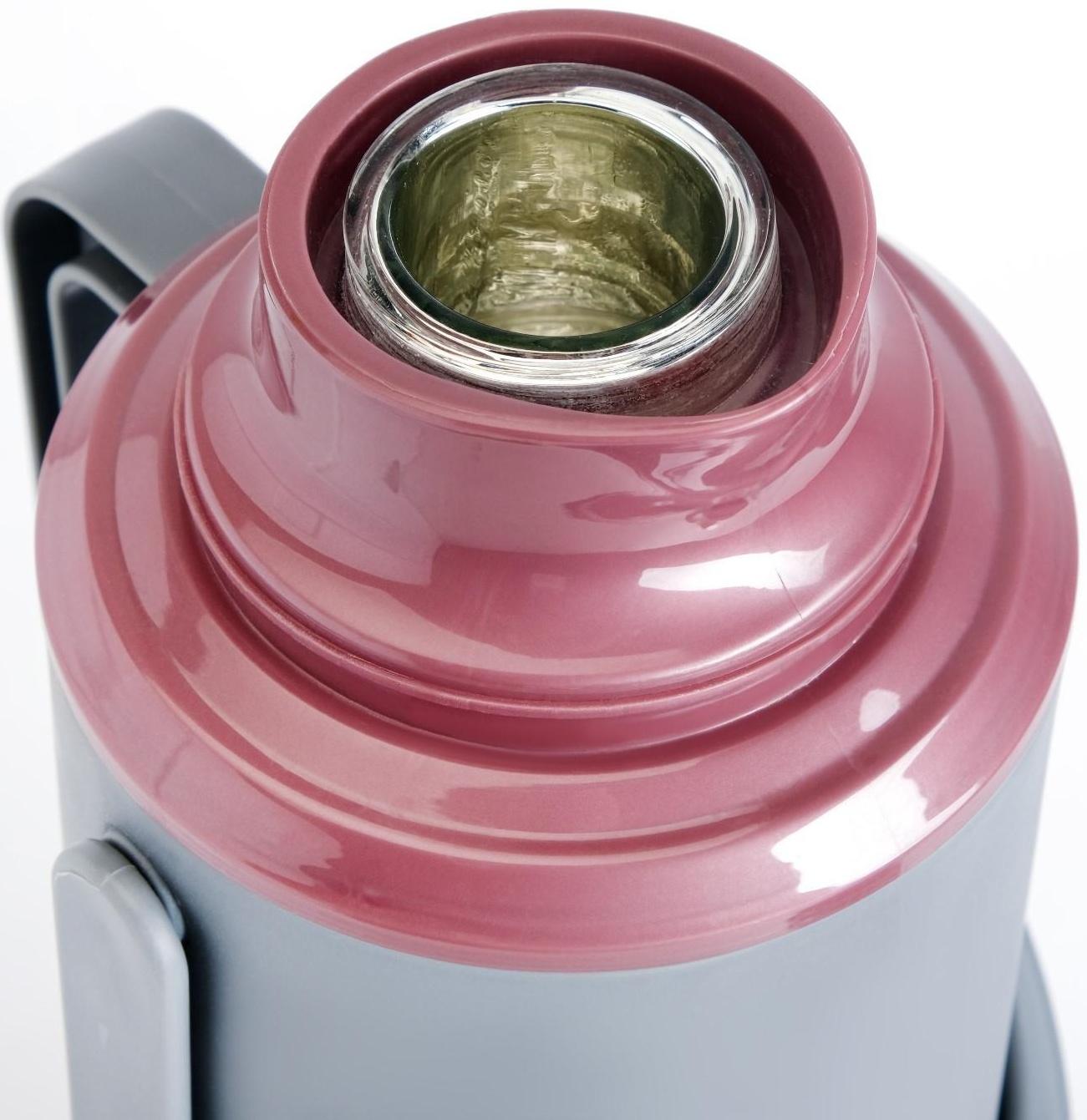 Термос со стеклянной колбой, 1.2 л, сохраняет тепло 24 ч , микс