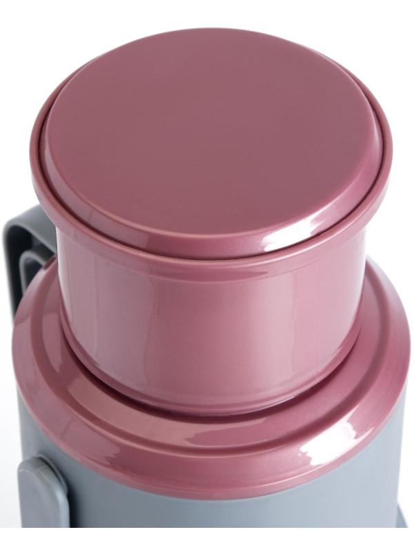 Термос со стеклянной колбой, 1.2 л, сохраняет тепло 24 ч , микс