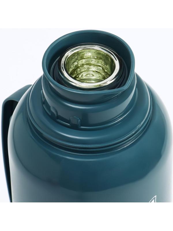 Термос со стеклянной колбой, 2 л, сохраняет тепло 24 ч, микс