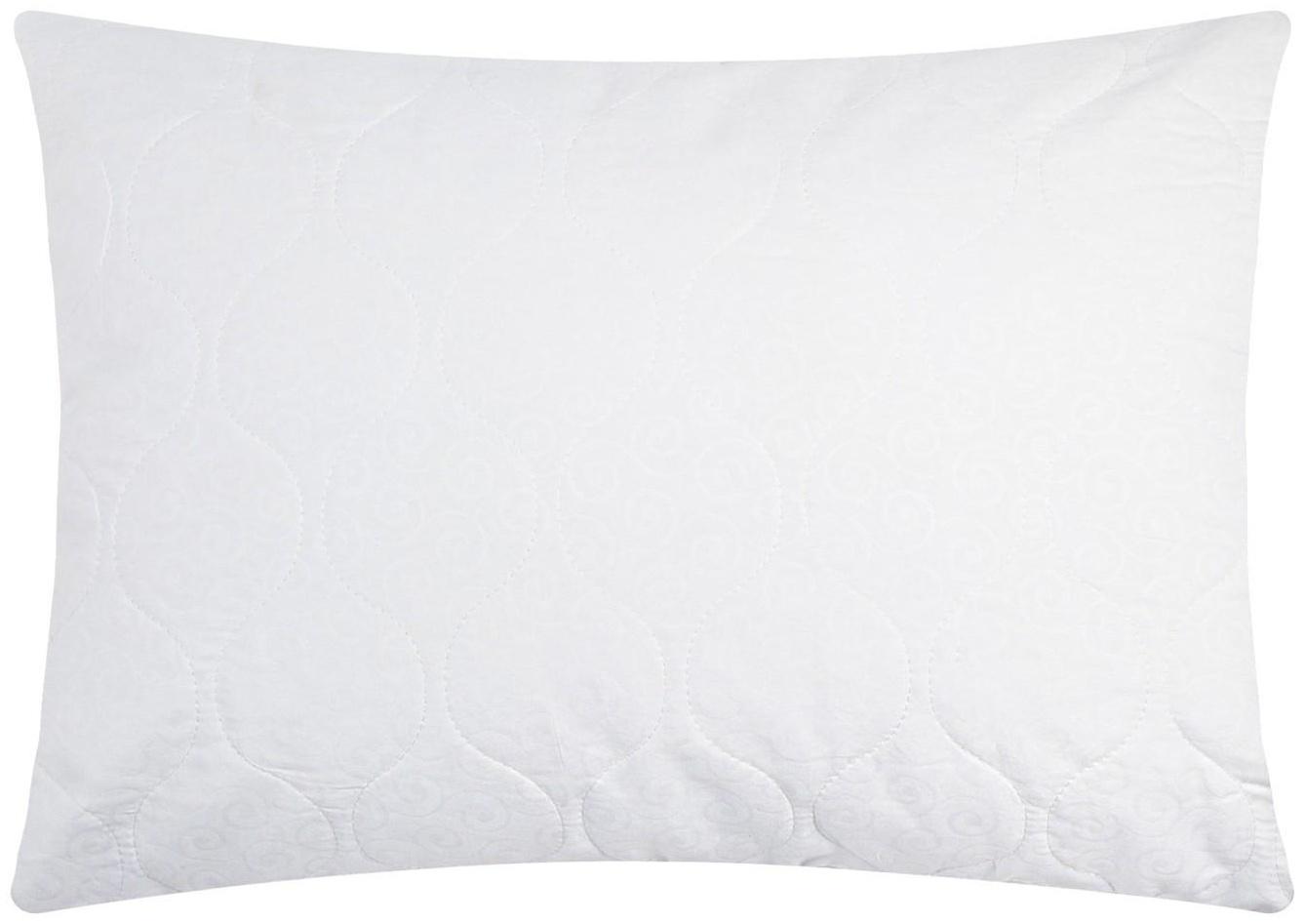 Наволочка Экономь и Я 50*70 см стёганая на молнии для подушки, 100% п/э