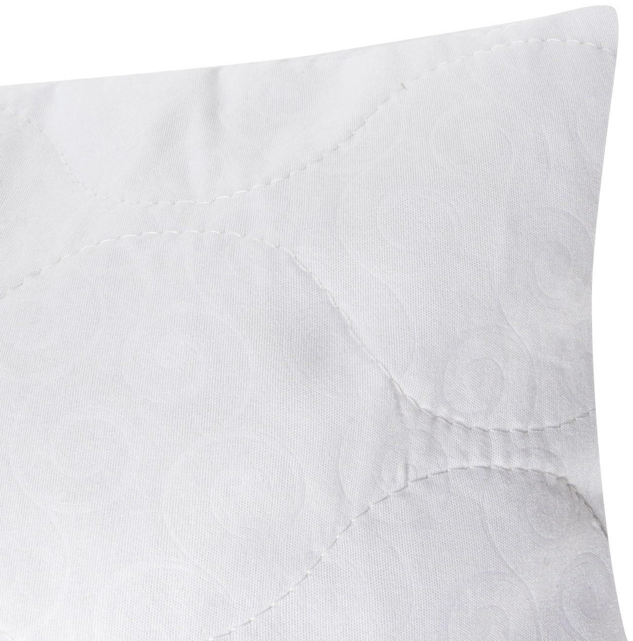 Наволочка Экономь и Я 50*70 см стёганая на молнии для подушки, 100% п/э