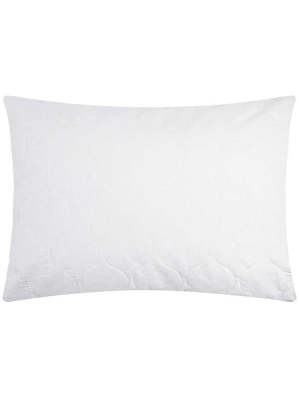 Наволочка Экономь и Я 50*70 см стёганая на молнии для подушки, 100% п/э