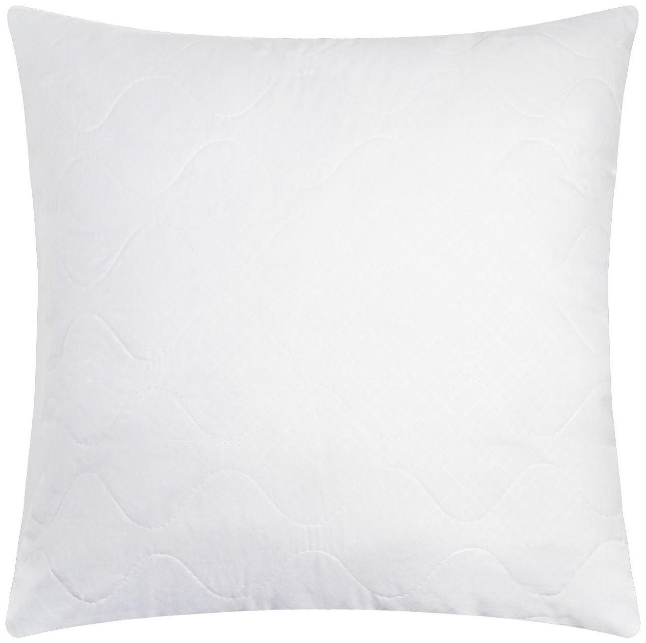 Наволочка Экономь и Я 70*70 см стёганая на молнии для подушки, 100% п/э