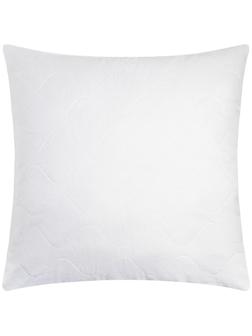 Наволочка Экономь и Я 70*70 см стёганая на молнии для подушки, 100% п/э