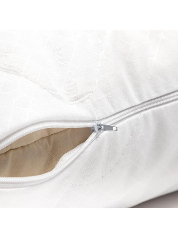 Наволочка Экономь и Я 70*70 см стёганая на молнии для подушки, 100% п/э