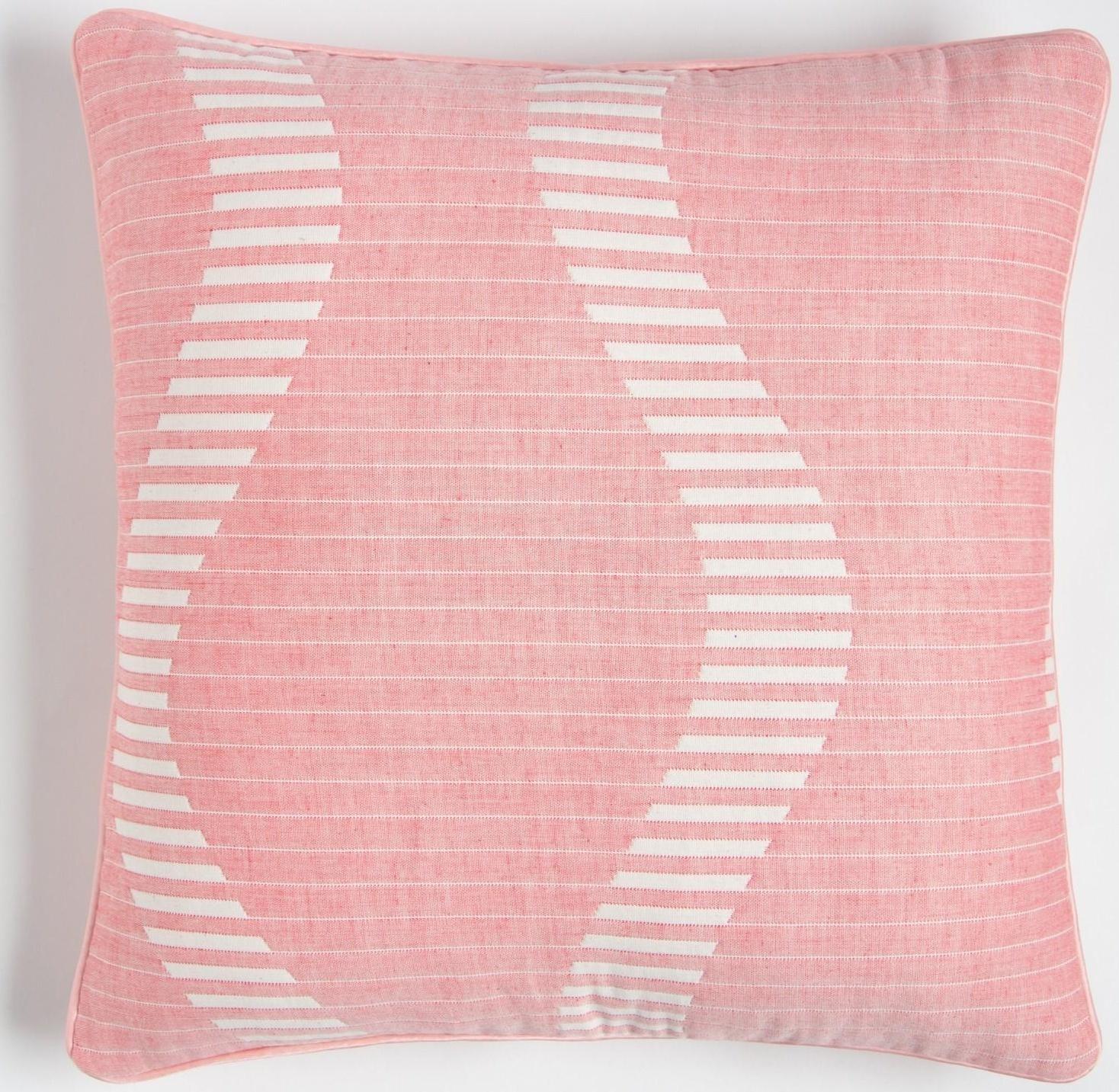Наволочка декоративная Этель «Волны» цвет розовый 40х40 см, 100% хлопок