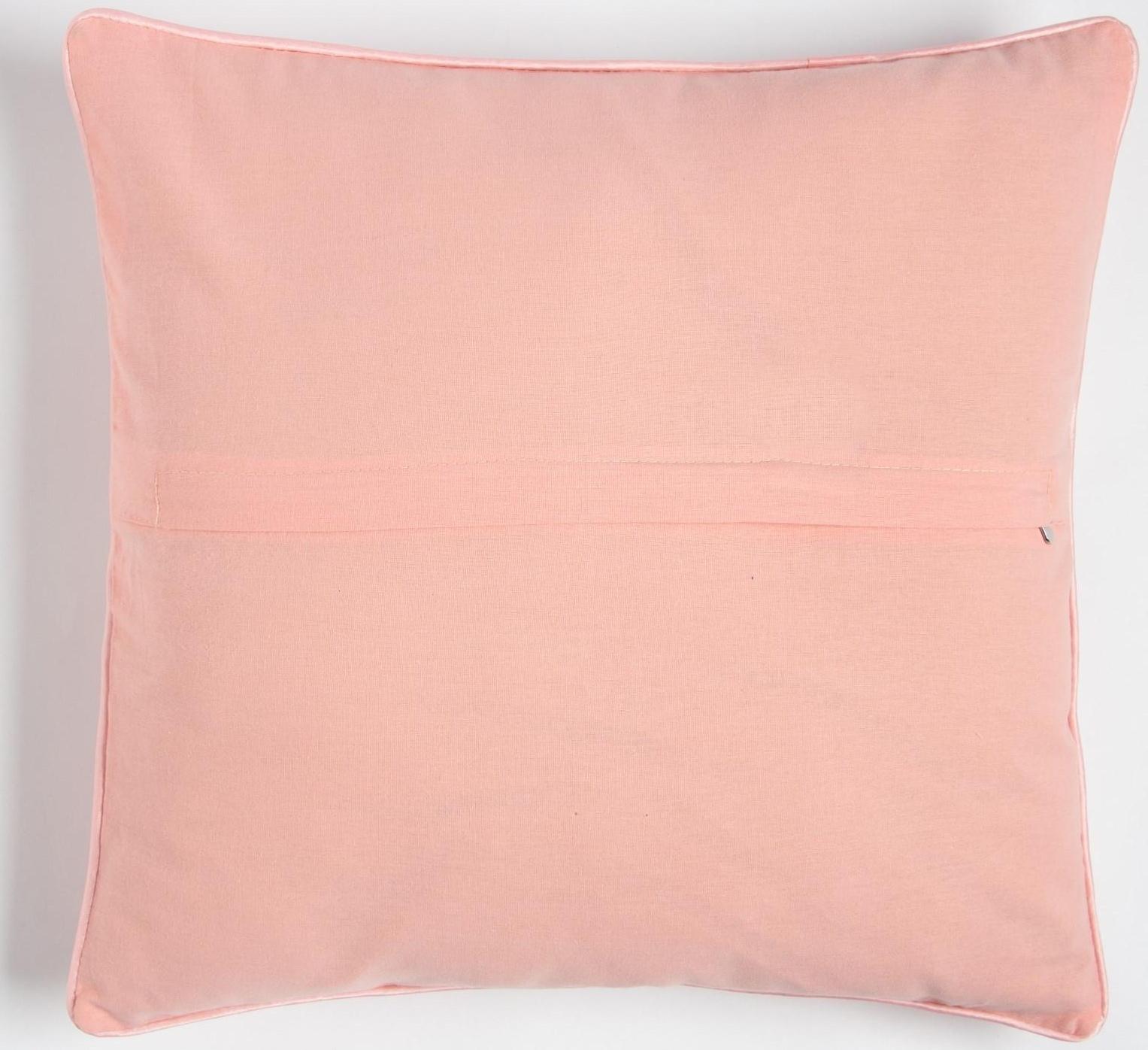 Наволочка декоративная Этель «Волны» цвет розовый 40х40 см, 100% хлопок