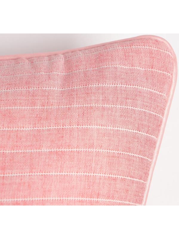 Наволочка декоративная Этель «Волны» цвет розовый 40х40 см, 100% хлопок