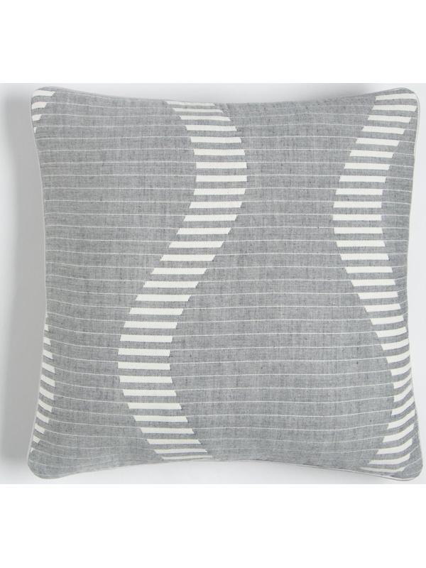 Наволочка декоративная Этель «Волны» цвет серый 40х40 см, 100% хлопок