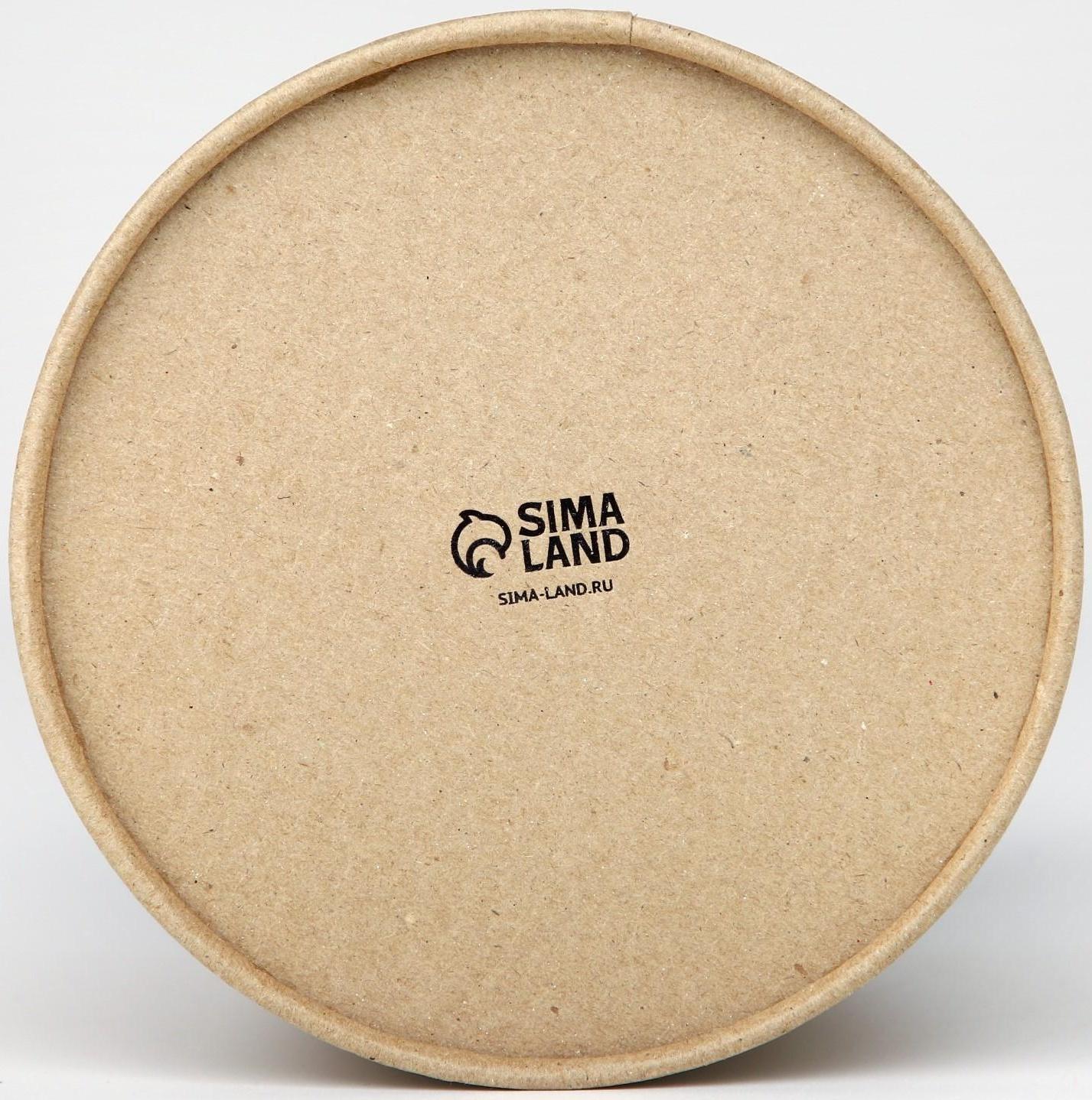 Шляпная коробка из крафта «Beautiful», 15 х 15 см