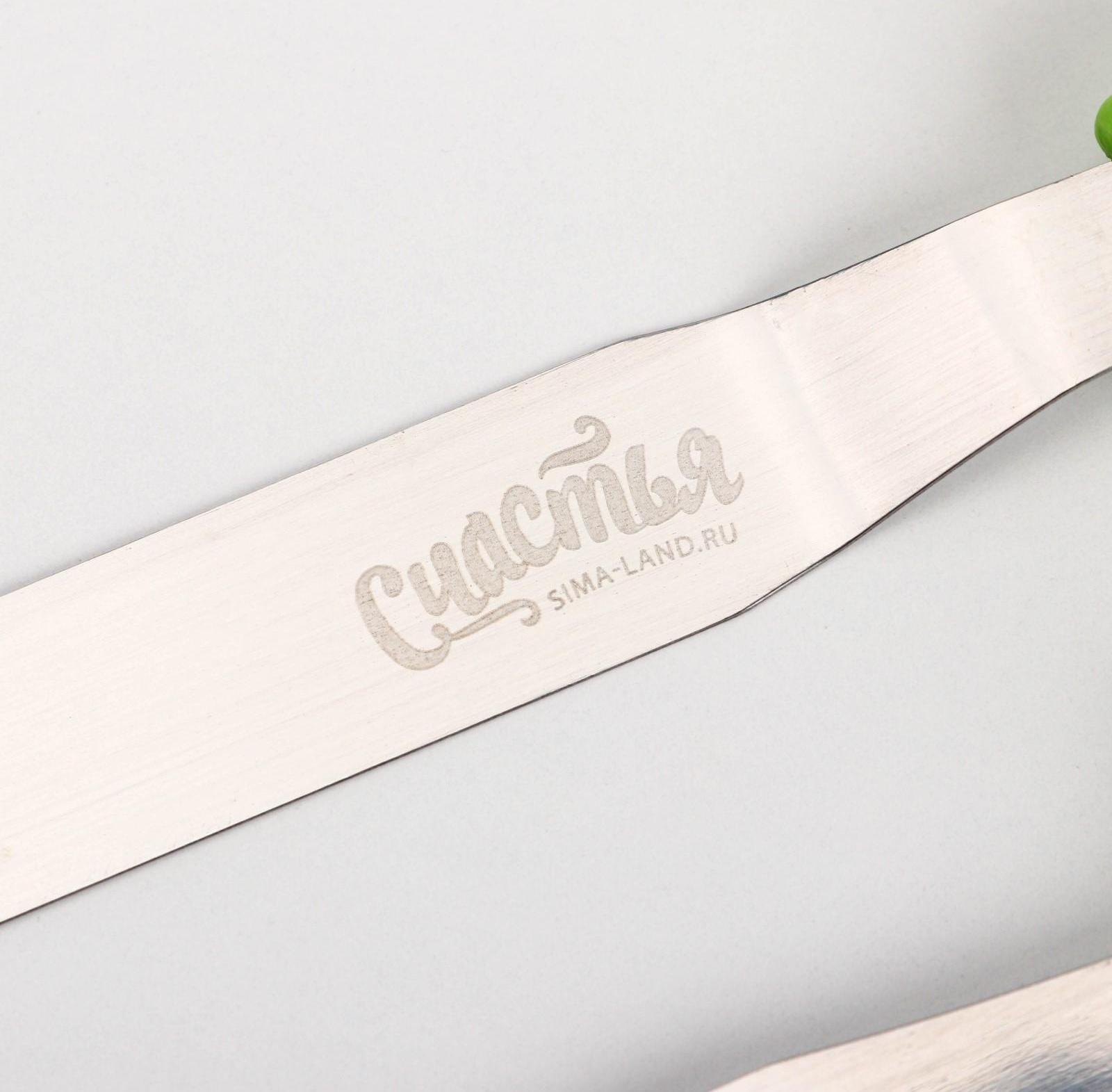 Набор лопаток кондитерских «Сладких слов», 23 см х 8.5 см х 2.5 см 3 шт