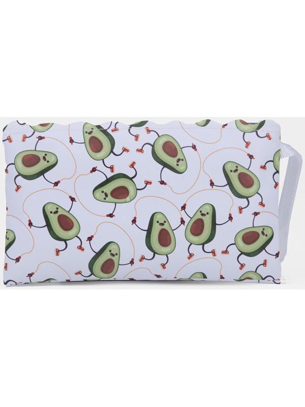 Косметичка на молнии, цвет белый