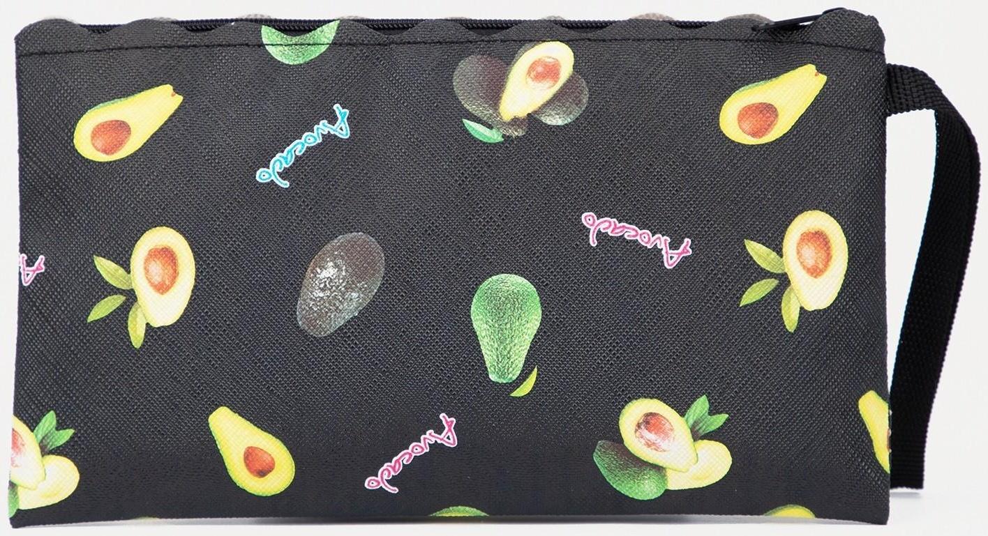 Косметичка на молнии, цвет чёрный