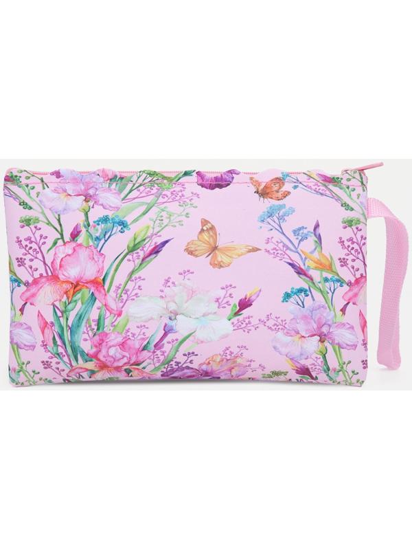 Косметичка на молнии, цвет розовый