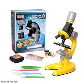 Н1013 Набор для опытов с микроскопом детский Scientific microscope. 19х8.5х24 см. (24/48)1013