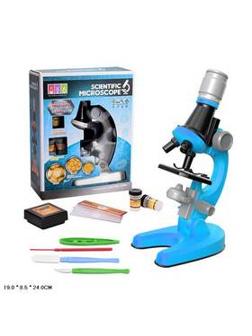 Н1013А Набор для опытов с микроскопом детский Scientific microscope. 19х8.5х24 см. (24/48)1013