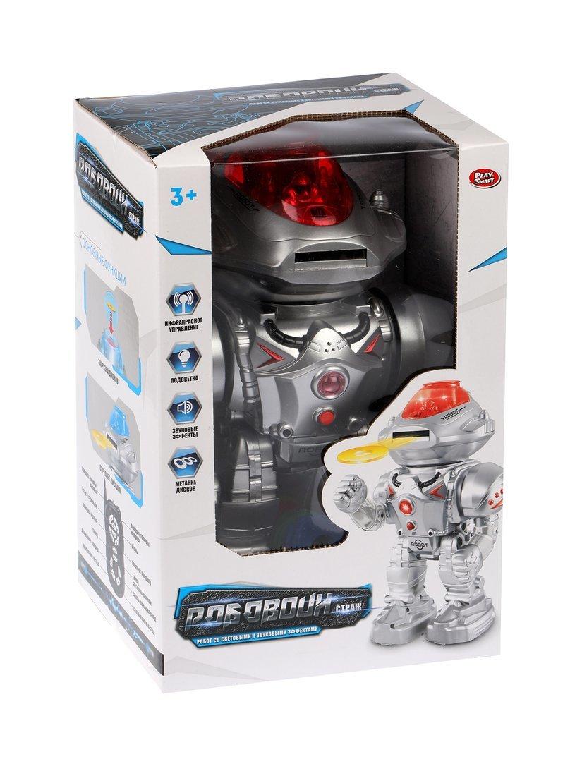 Робот, ИК управление, свет, звук, стреляет, в компекте: м/диски 12шт.,
эл.пит.АА*6шт.не вх.в комплект
