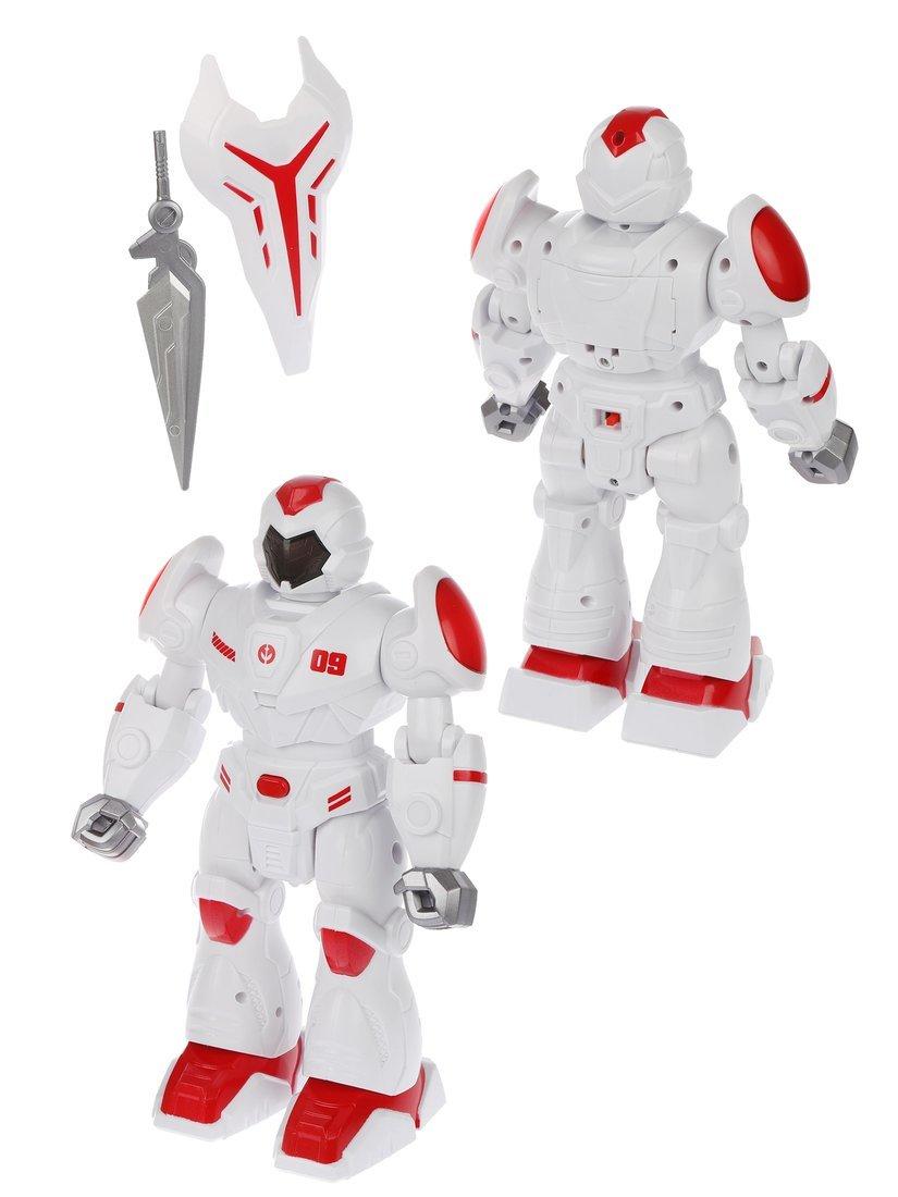 Робот электрифицированный, свет, звук, в комплекте щит, меч, элементы питания
АА*3шт не входят, коробка, в ассортименте