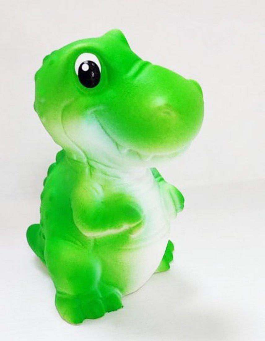 ПВХ Дракоша салатовый (белое брюшко). 10см