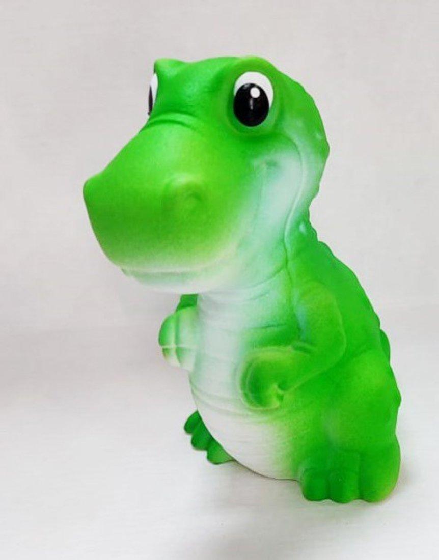 ПВХ Дракоша салатовый (белое брюшко). 10см