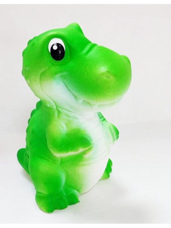 ПВХ Дракоша салатовый (белое брюшко). 10см