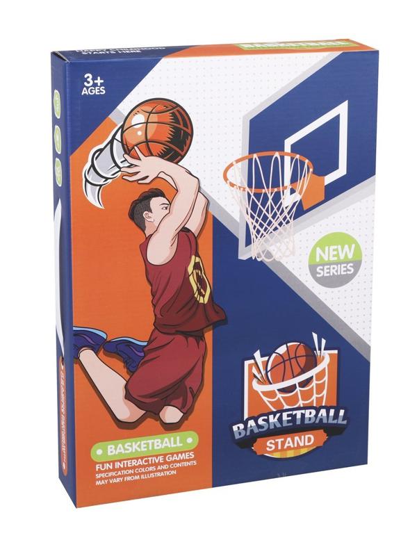 Наборы для игры в баскетбол щит с кольцом, мяч ф11, насос с иглой