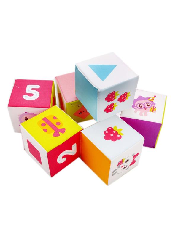 Мякиши кубики Малышарики Учим Формы, Цвет и Счёт