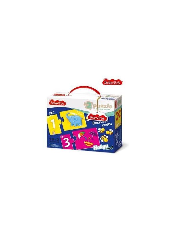 Пазлы макси парные Веселый счет 20 эл