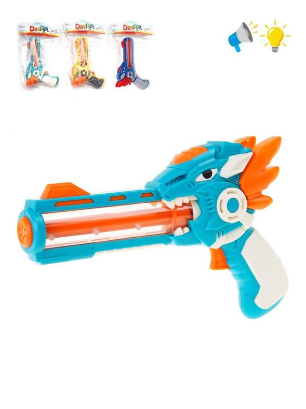 Бластер со световыми и звуковыми эффектами, эл.пит.АА*3шт.не вх.в комплект,
пакет, в ассортименте