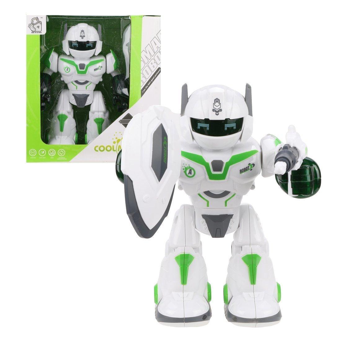 ДЕФЕКТ УПАКОВКИ Робот эл., свет, звук, эл.пит.АА*3шт.не вх.в комплект, коробка