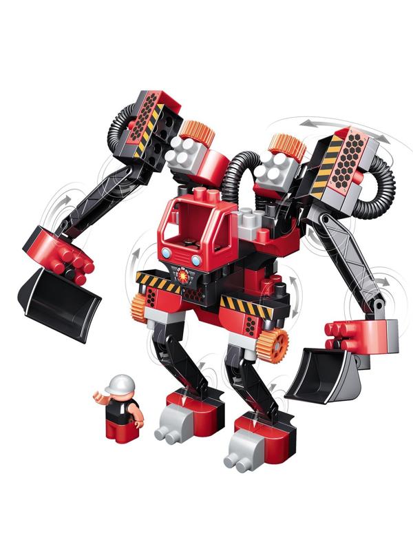 Конст-р Technobot, набор с большим роботом и пилотом, 99 эл