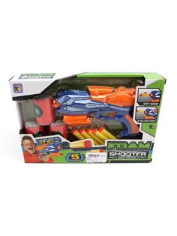 Игровой набор Стрелок, в комплекте: бластер, мягкие пули 5шт, мишени 3шт.,
коробка, в ассортименте