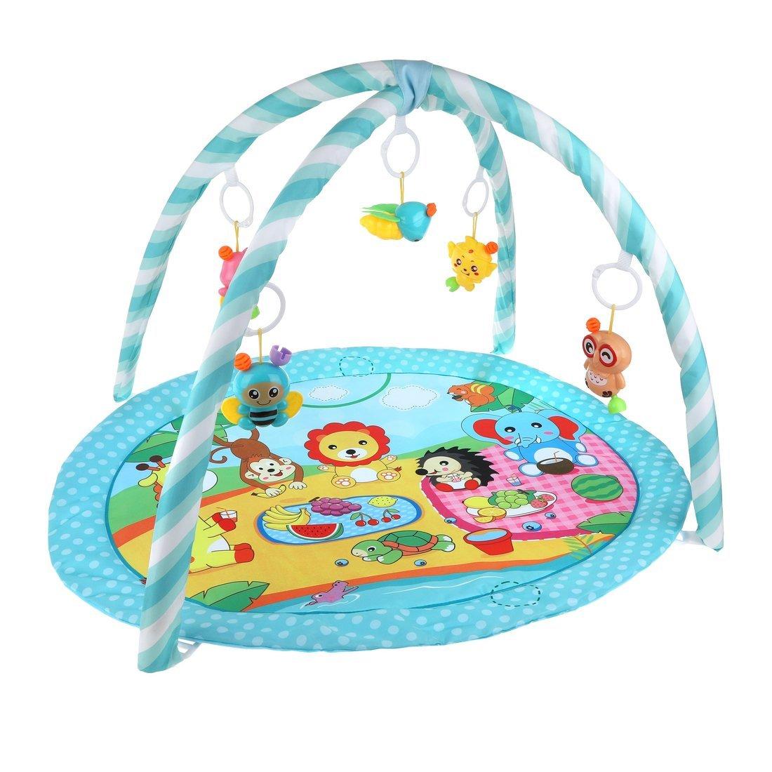 Коврик развивающий Зоосадик 72*62см, дуги, игрушки, пакет