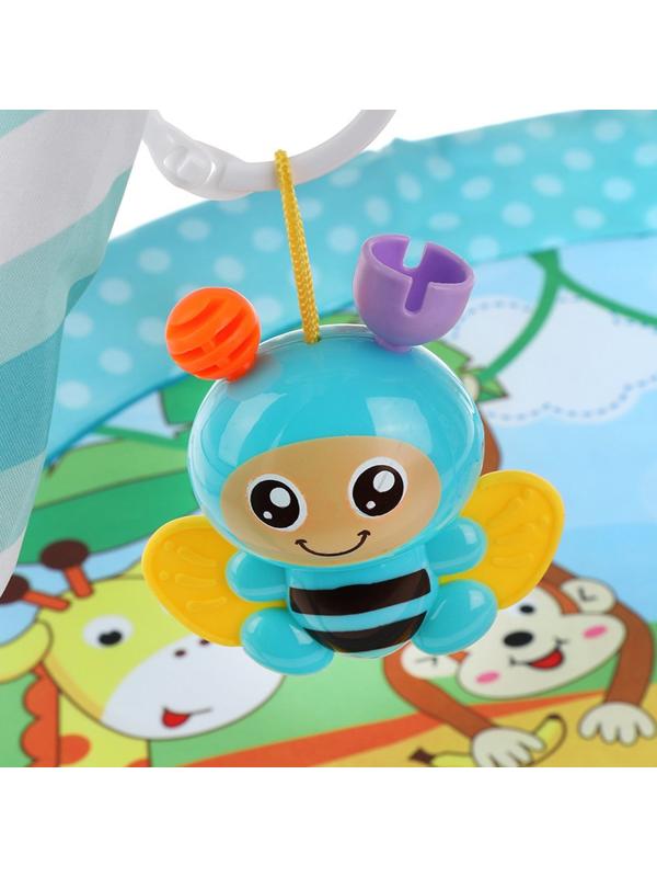 Коврик развивающий Зоосадик 72*62см, дуги, игрушки, пакет