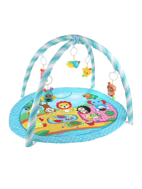 Коврик развивающий Зоосадик 72*62см, дуги, игрушки, пакет