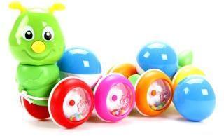 Каталка Гусеница с шариками