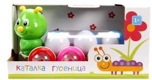 Каталка Гусеница с шариками
