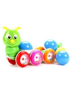 Каталка Гусеница с шариками