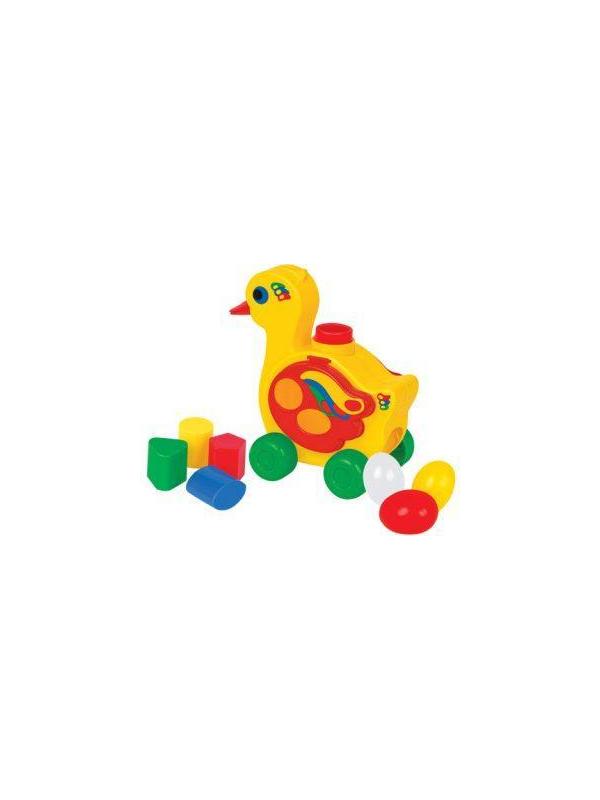 Каталка лог. Уточка-несушка,сетка