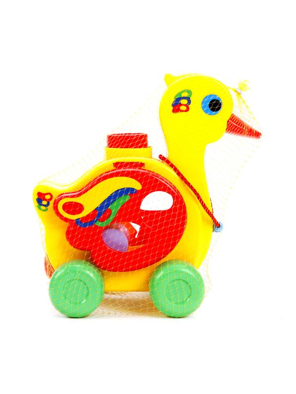 Каталка лог. Уточка-несушка,сетка