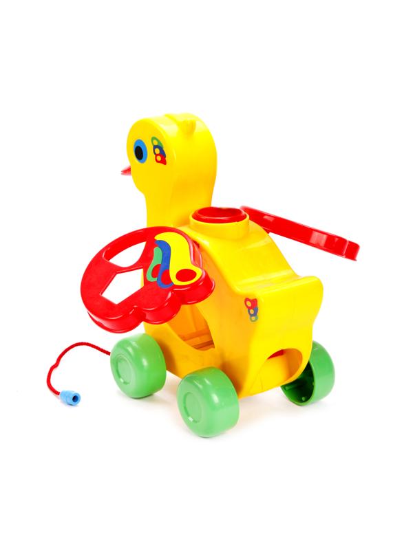 Каталка лог. Уточка-несушка,сетка