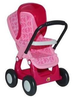 Коляска для кукол №2 прогулочная 4-х колёс., в асс-те