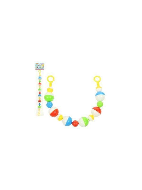 Погремушка-подвеска Шарики (60 см), в асс-те